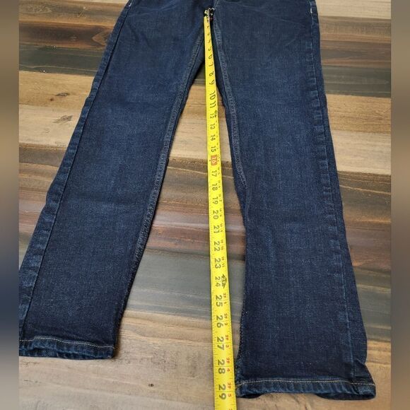 Old Navy Denim Skinny Build in Tough Build in Flex Dark Blue Jeans Size 31x32 - Picture 4 of 8